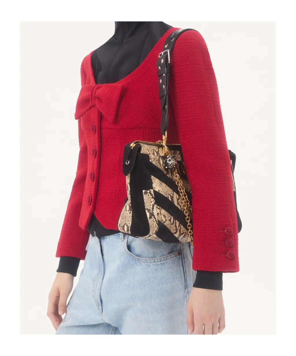 Valentino Bow Detailed Button-Up Jacket