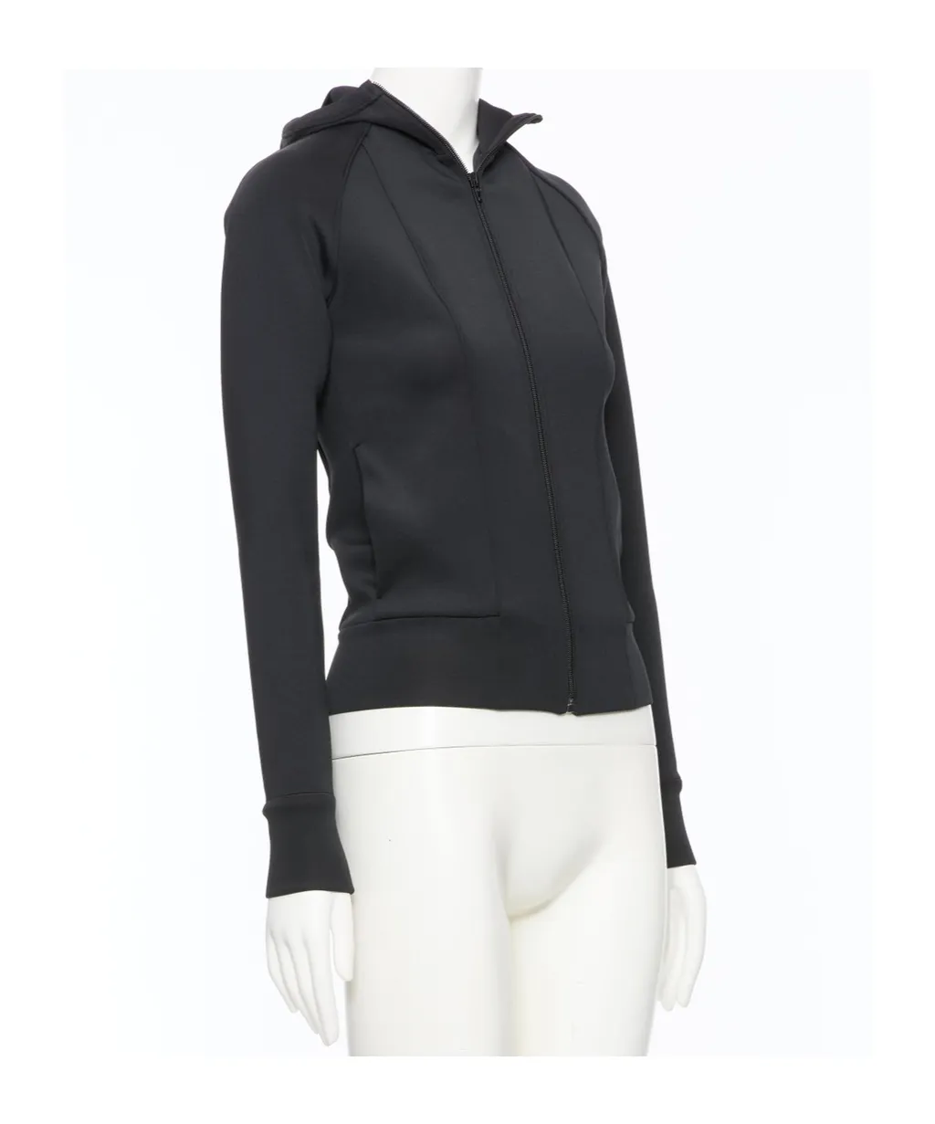 Valentino Vlogo Embossed Zip-Up Hoodie