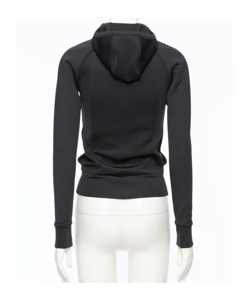 Valentino Vlogo Embossed Zip-Up Hoodie