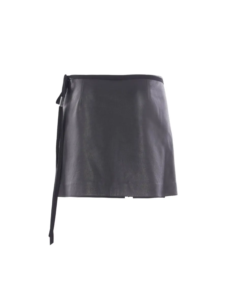 Wrap Mini Skirt