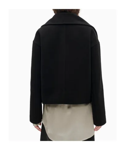 Virgin Wool-Cashmere Blend Double-Breasted Coat