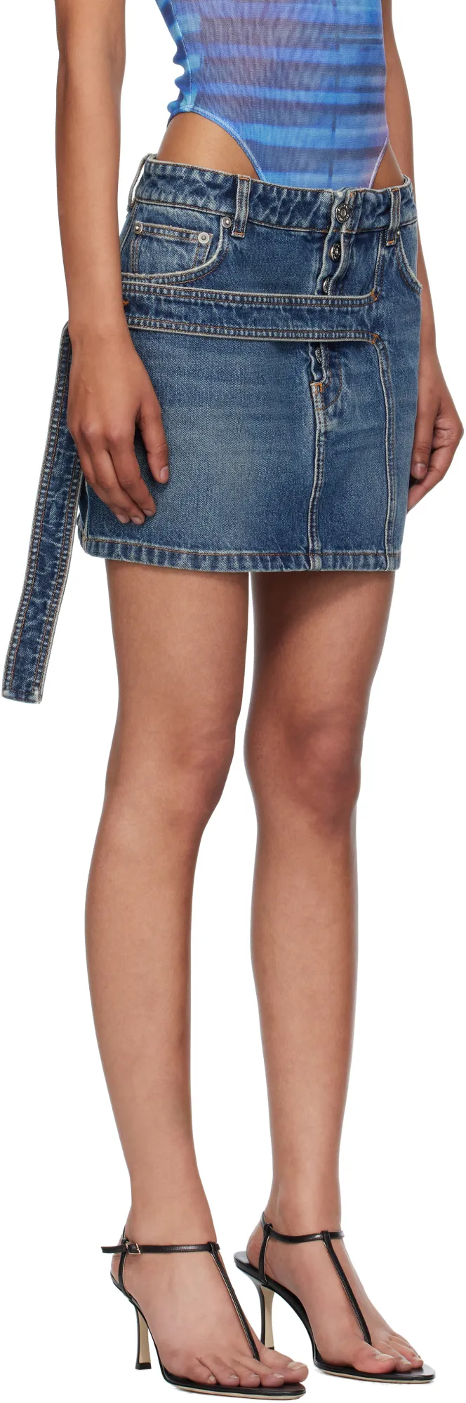 Jean Paul Gaultier Low Waisted Strap Skirt
