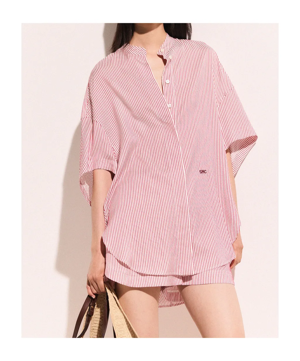 Striped Silk Shirt
