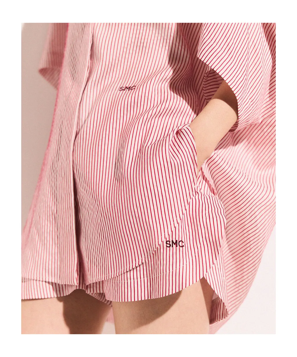 Striped Silk Shirt