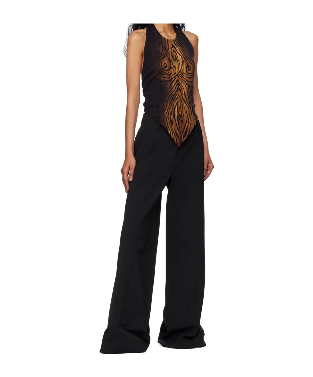 Jean Paul Gaultier Wide Leg Tailored Trousers