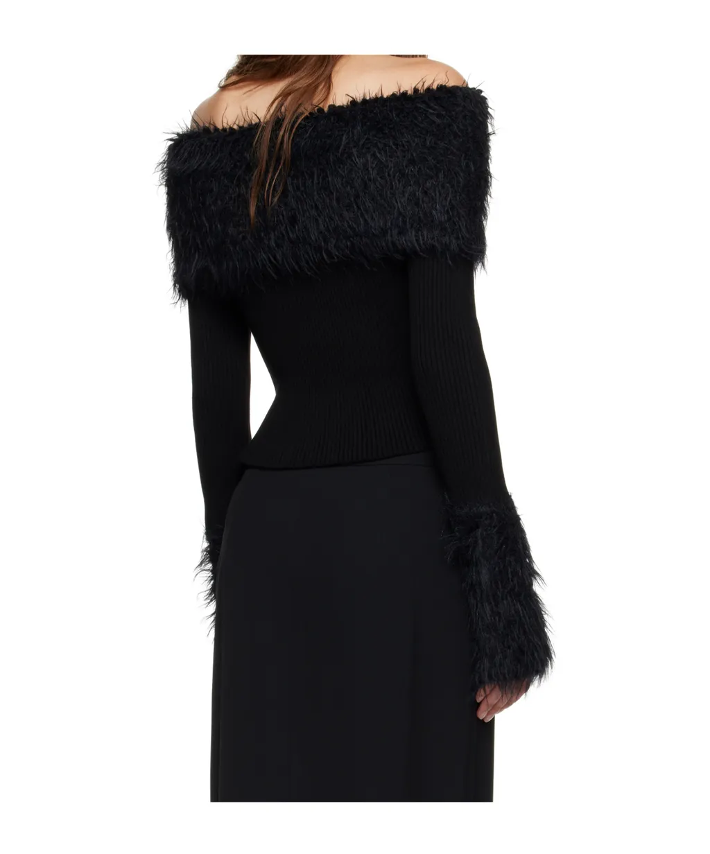 Shearling Sweater