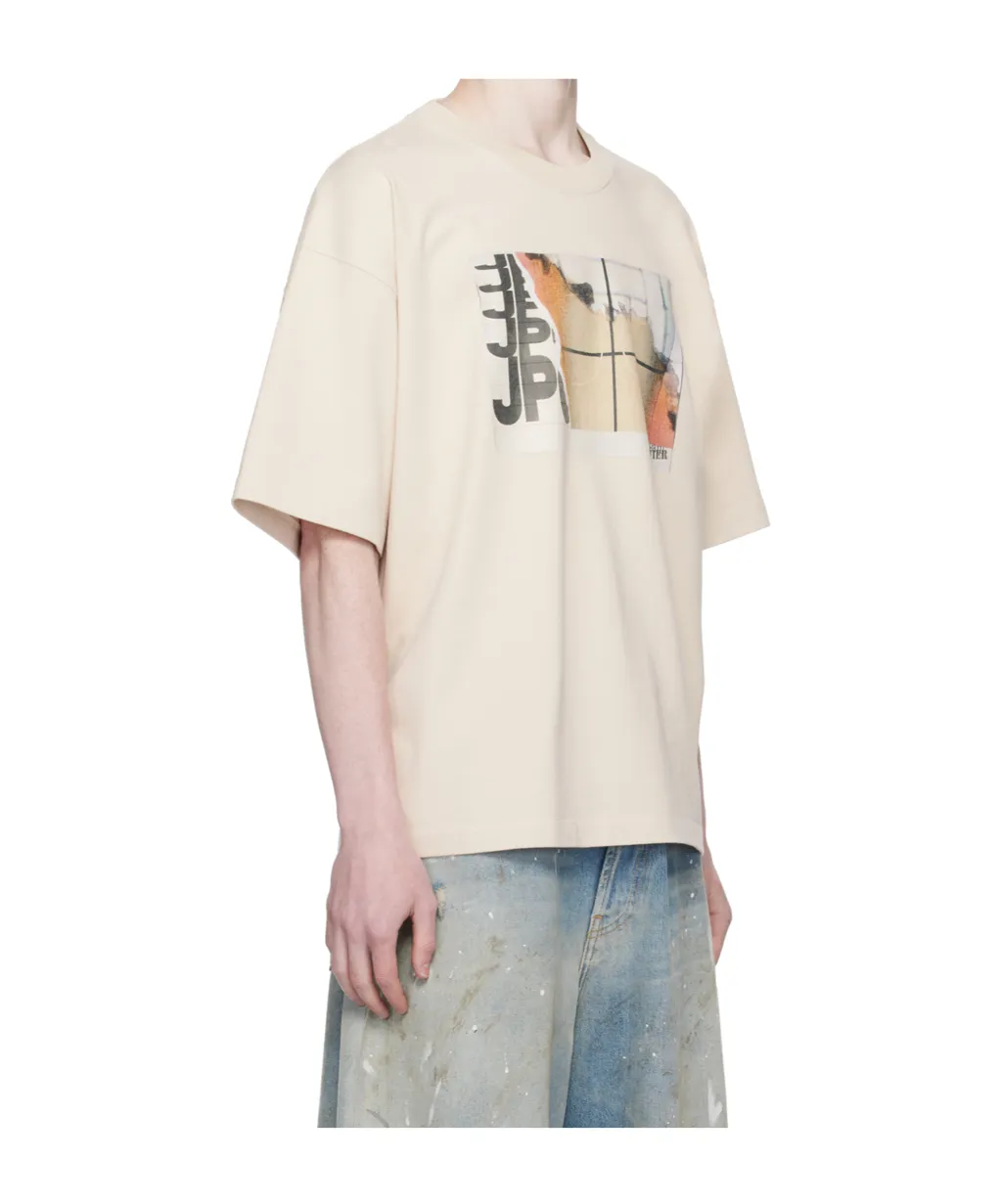 Jean Paul Gaultier Oversized Printed Fire T Shirt