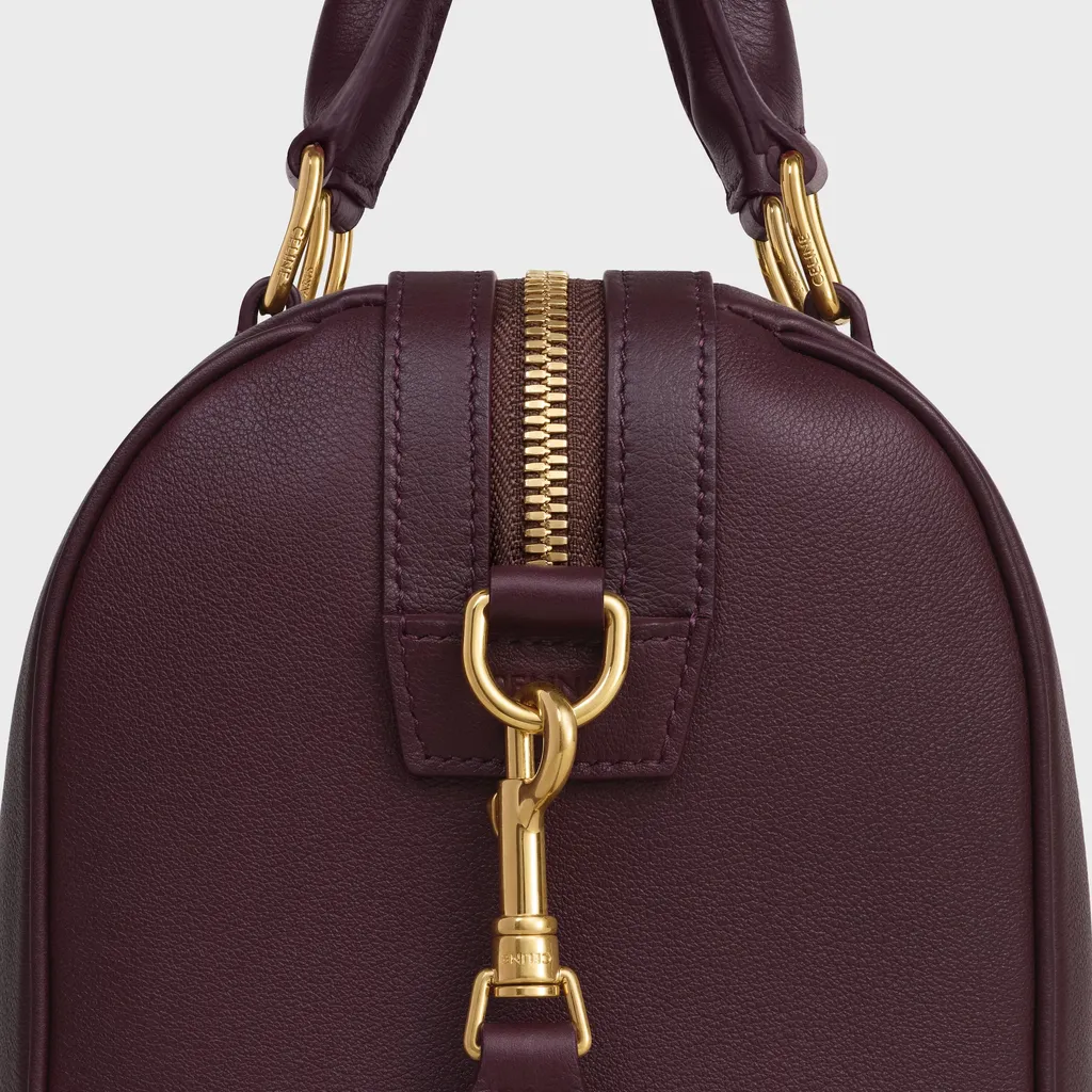 Medium Boston In Supple Grained Calfskin