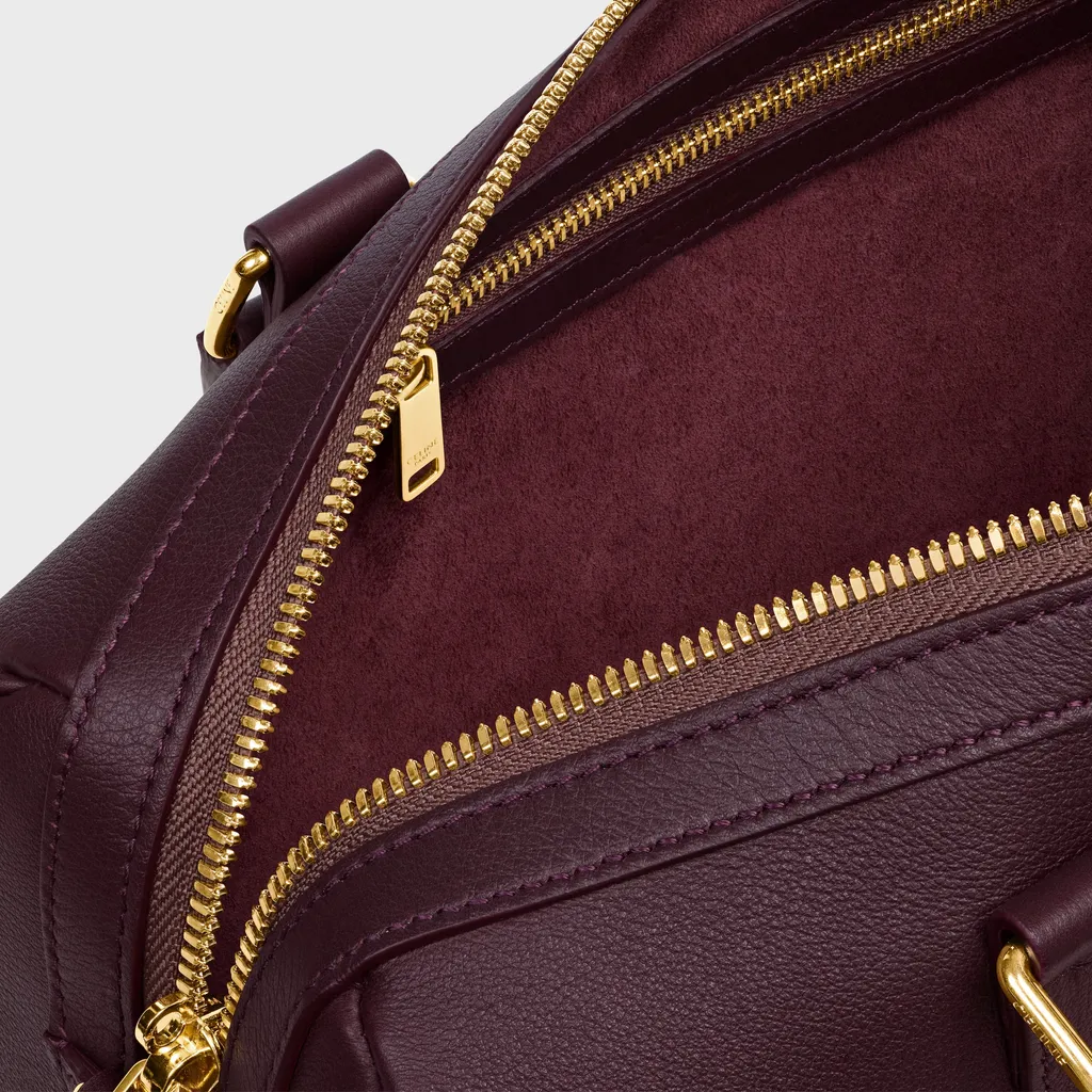 Medium Boston In Supple Grained Calfskin