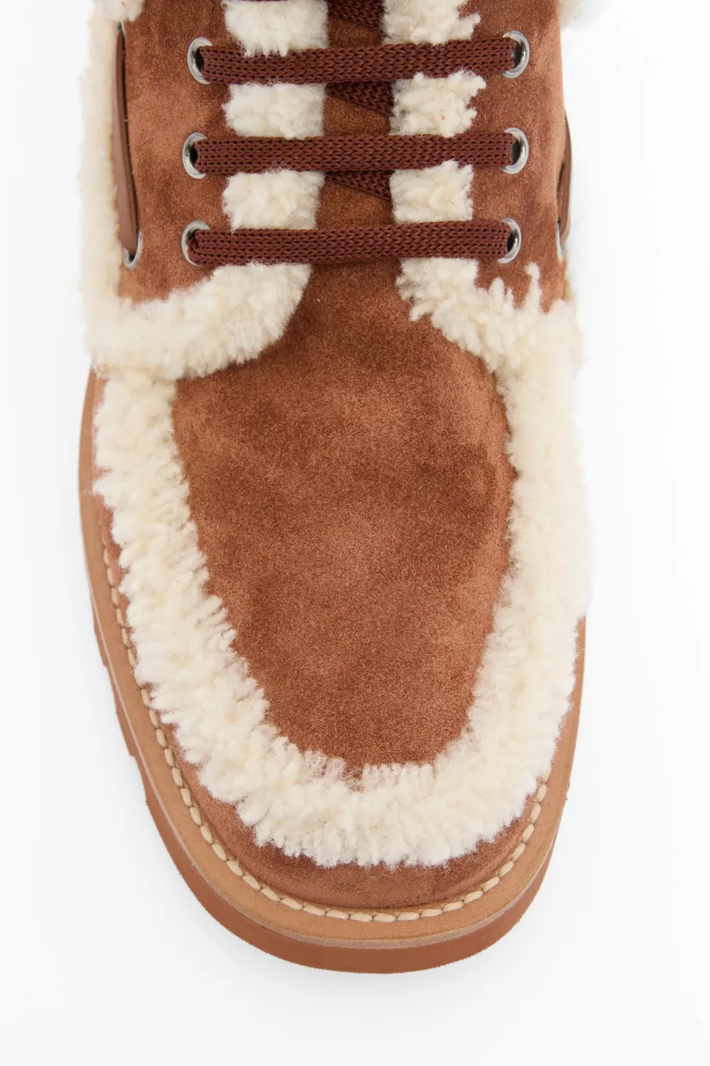 Palm Avenue Ankle Boot In Crust Leather And Wool