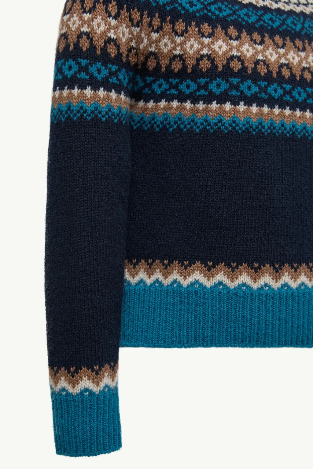Moncler Enfant Fair-Isle Pattern Crewneck Knitted Jumper