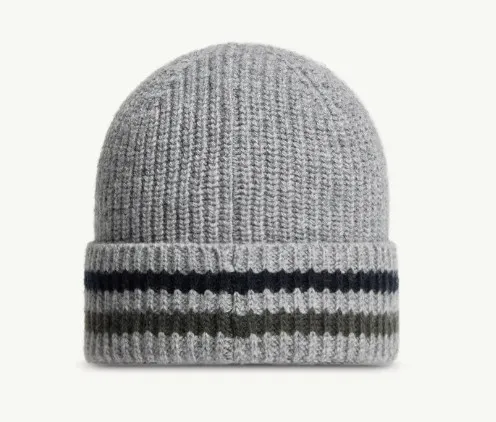 Striped Wool Beanie