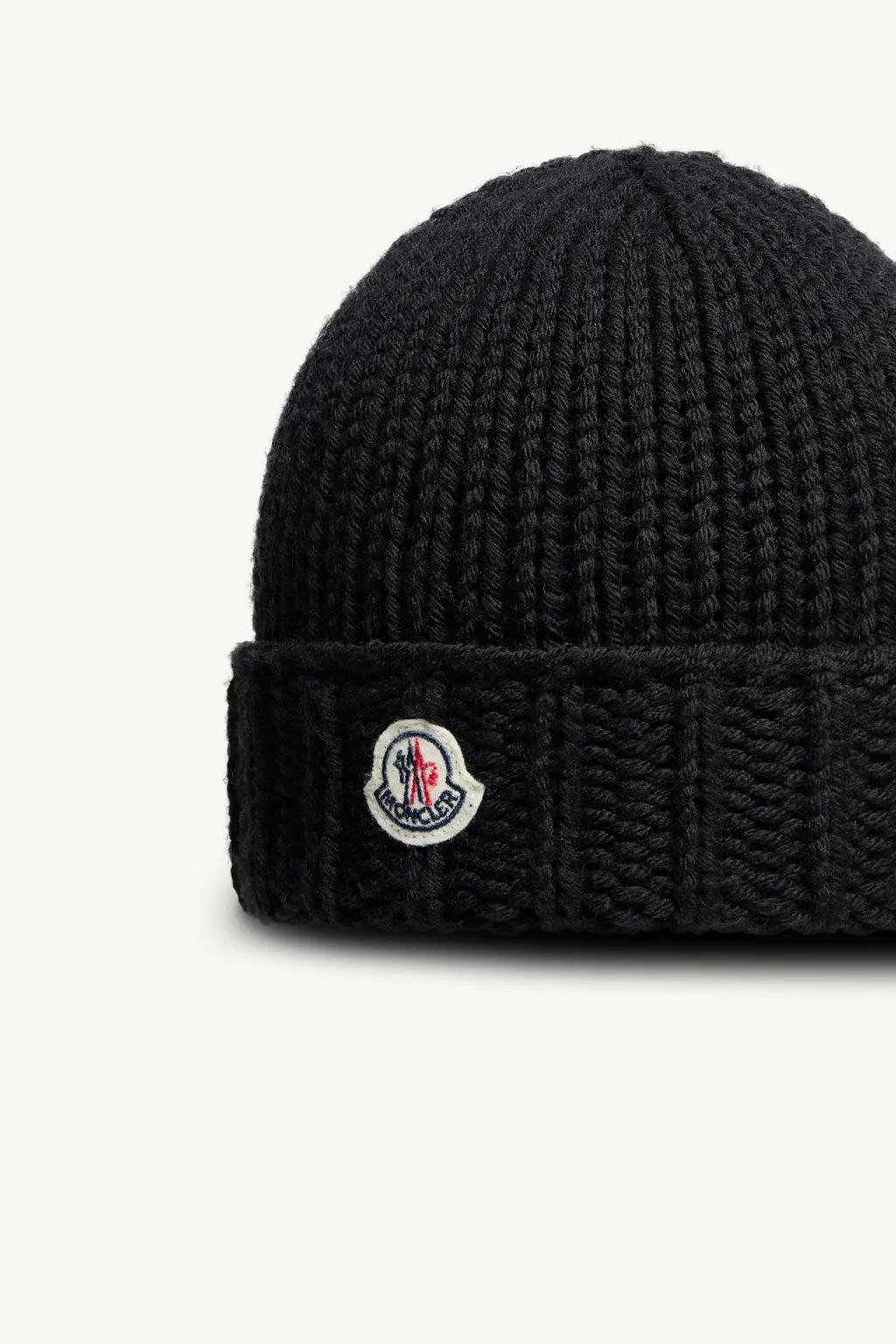 Moncler Enfant Logo Patch Beanie