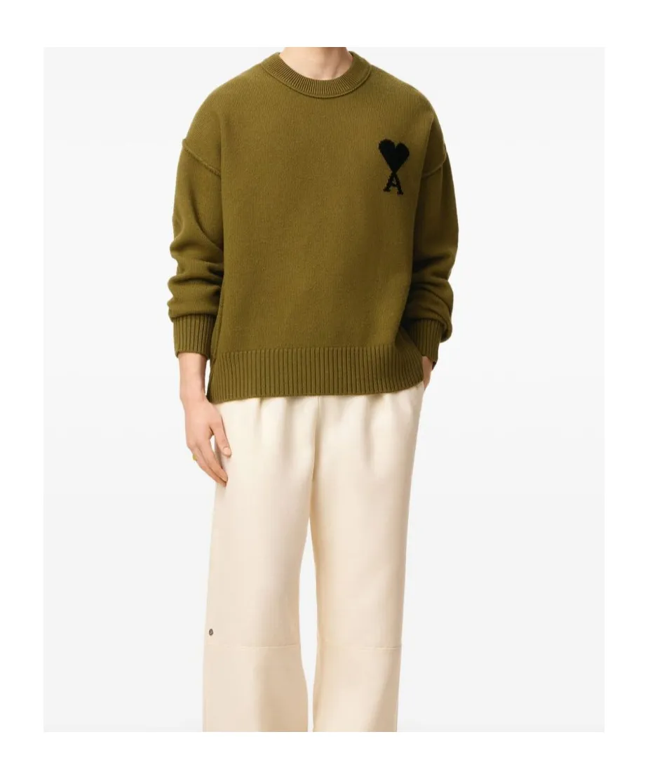 Ami Paris Ami De Coeur Crewneck Jumper