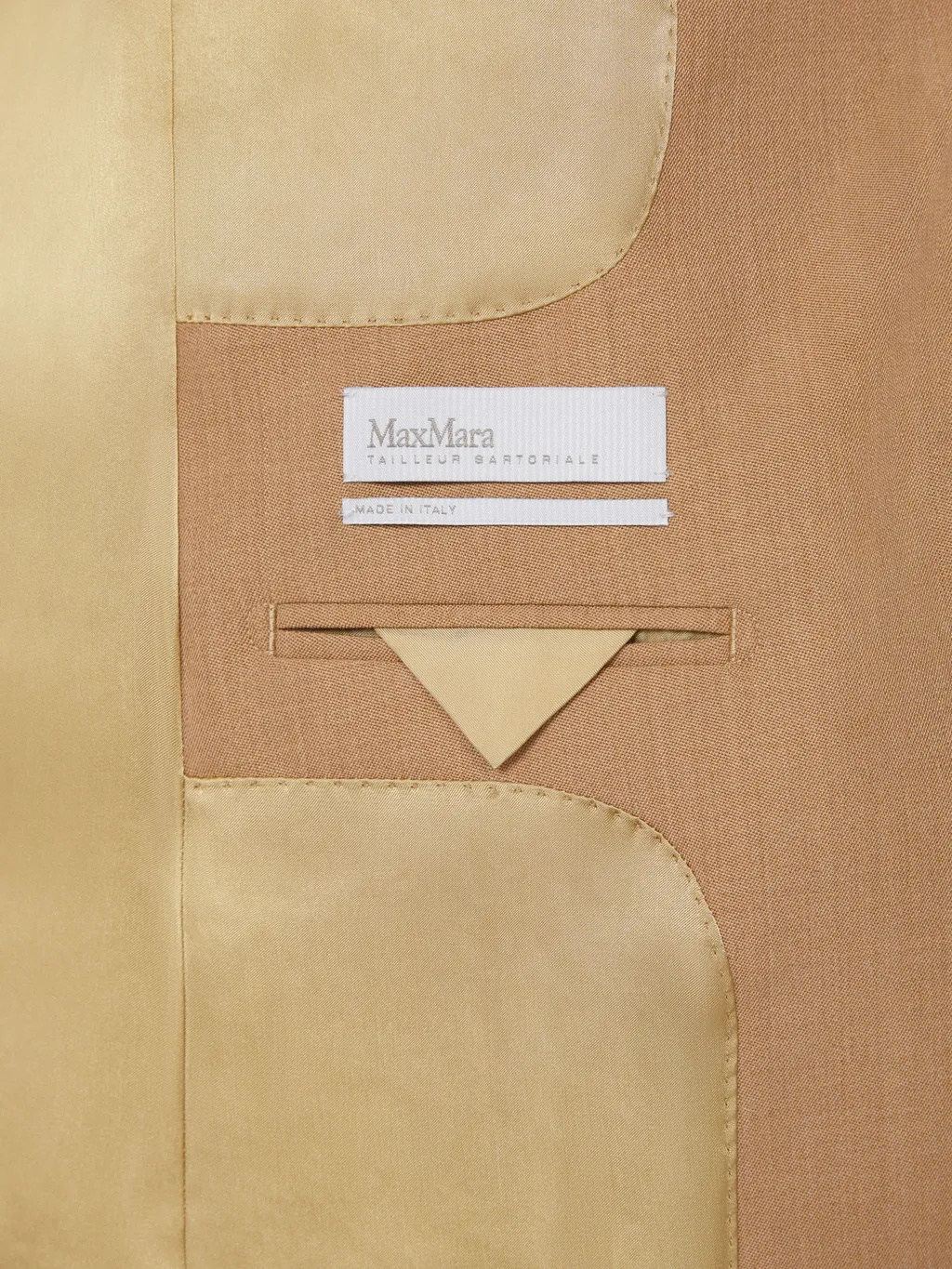 Single Breasted Grain De Poudre Wool Blazer