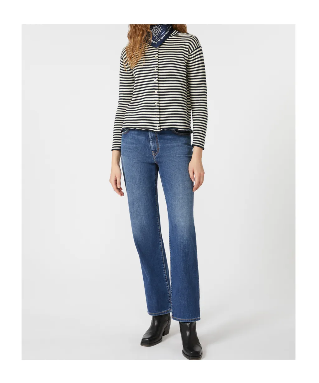 Straight-Fit Denim Jeans