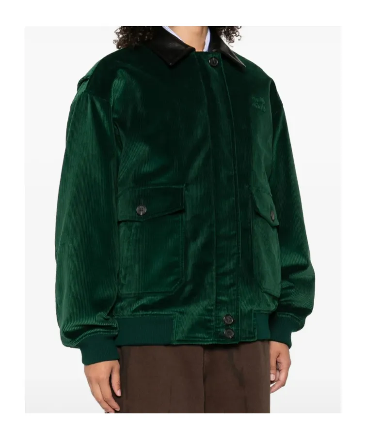 Miu Miu Logo-Detailed Long-Sleeved Coat