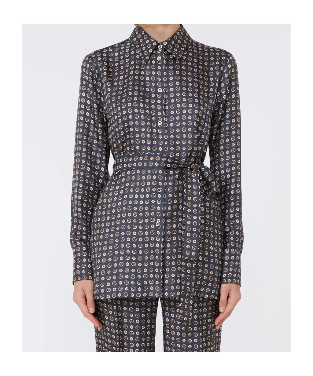 Printed Silk Shirt