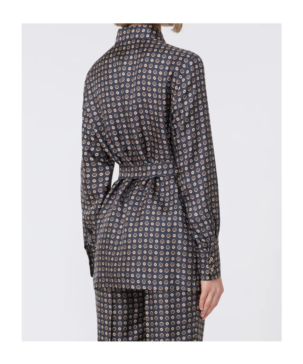 Printed Silk Shirt