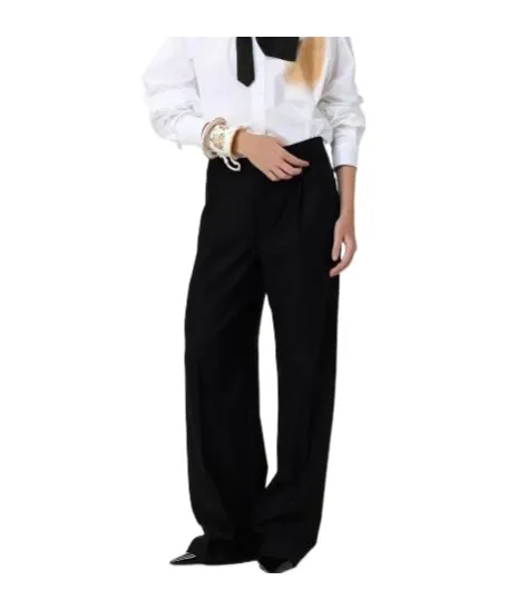 Moschino Pleated Straight-Leg Trousers