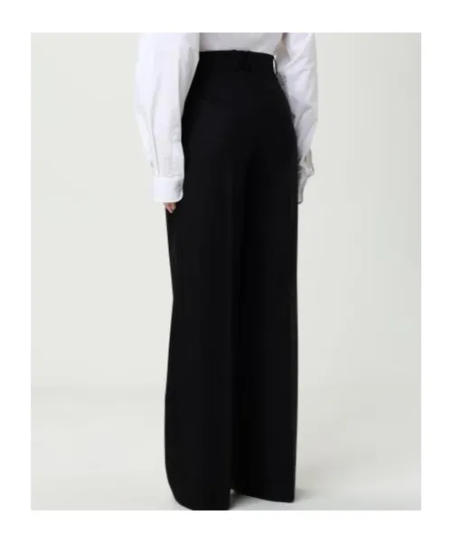 Moschino Pleated Straight-Leg Trousers