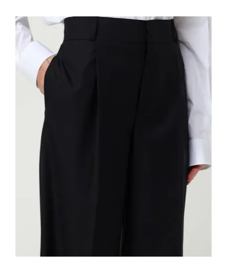 Moschino Pleated Straight-Leg Trousers