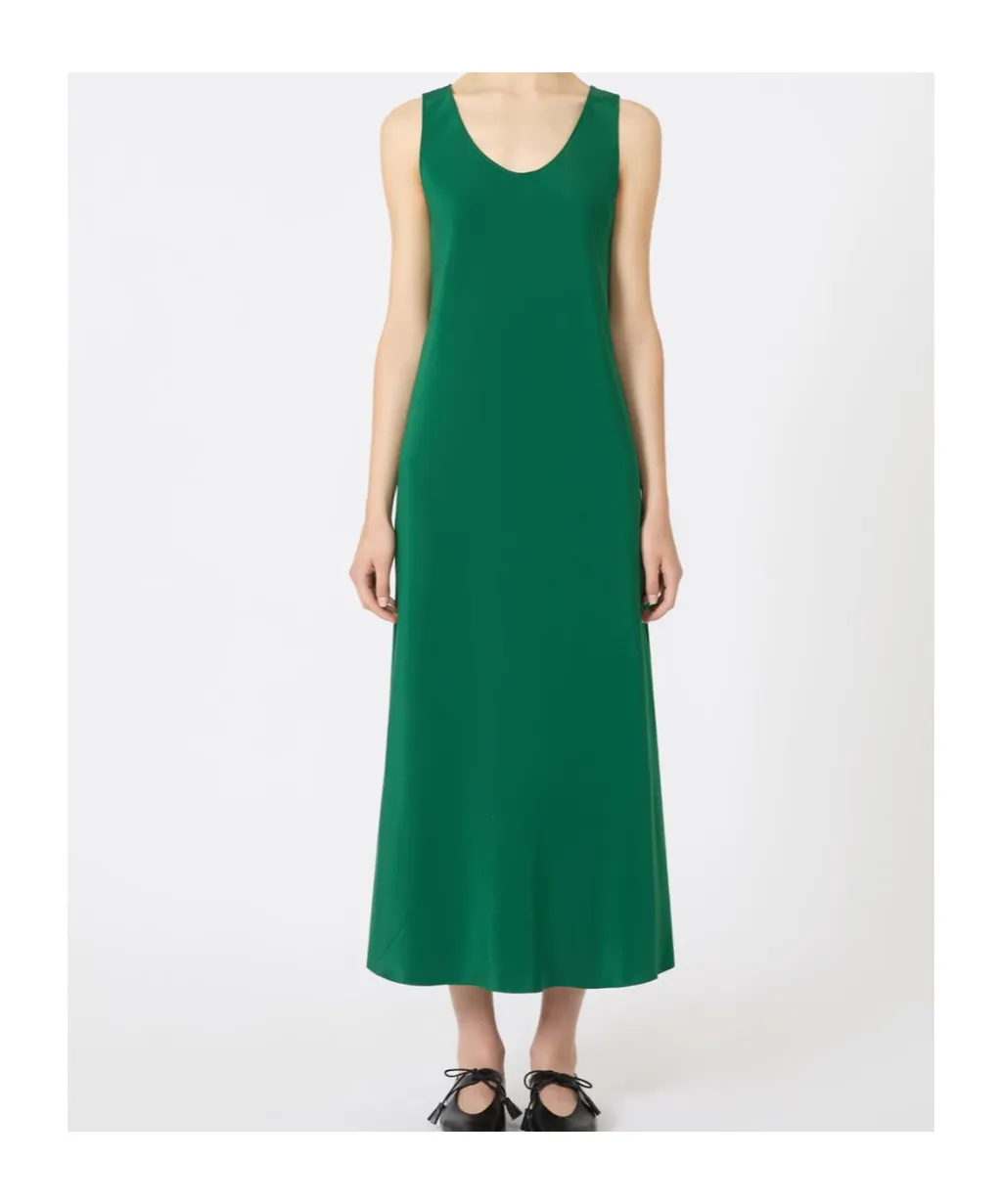 Crpe De Chine Dress