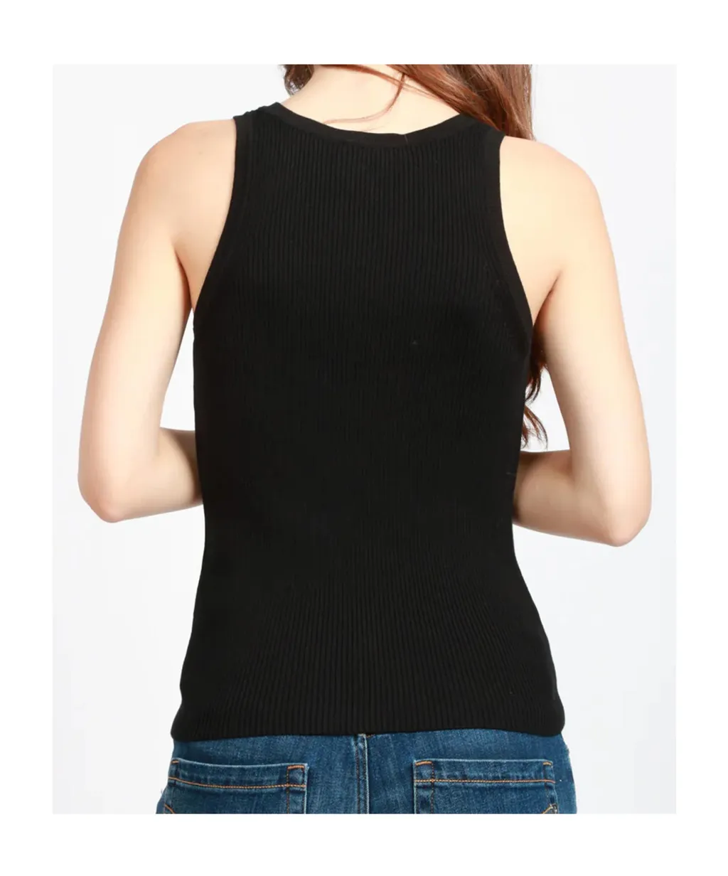 Crew Neck Vest