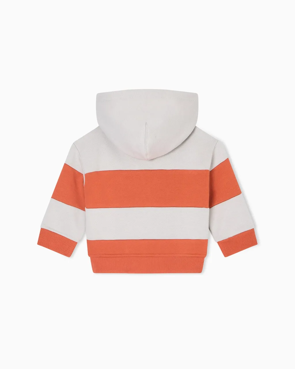 Logo-Embroidered Striped Hoodie