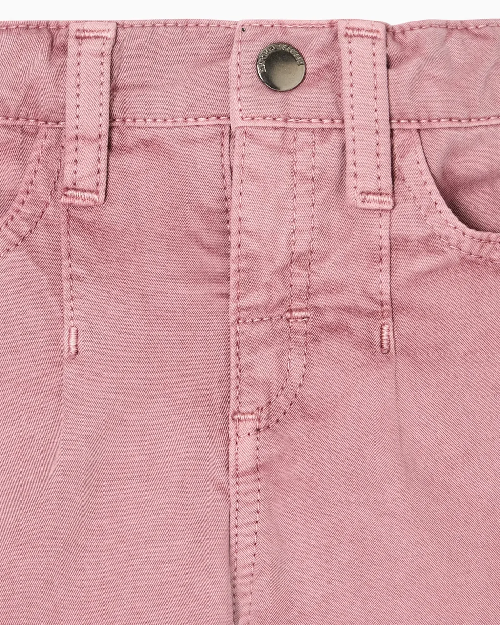 Logo-Plaque Cotton Trousers