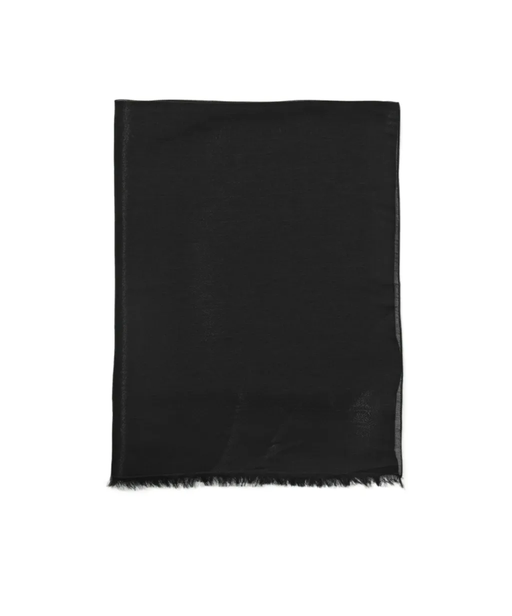 Emporio Armani Frayed Hem Scarf