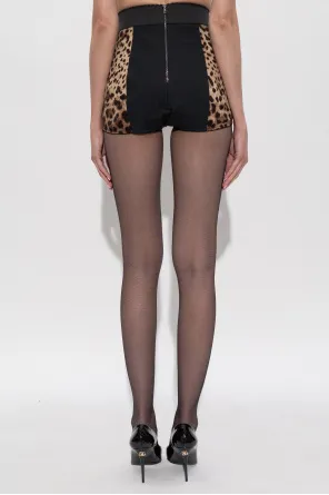 Dolce & Gabbana Leopard Printed Shorts