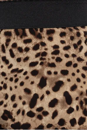 Dolce & Gabbana Leopard Printed Shorts