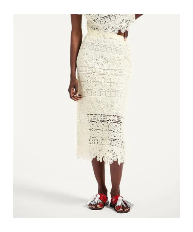 Lacey Pencil Skirt