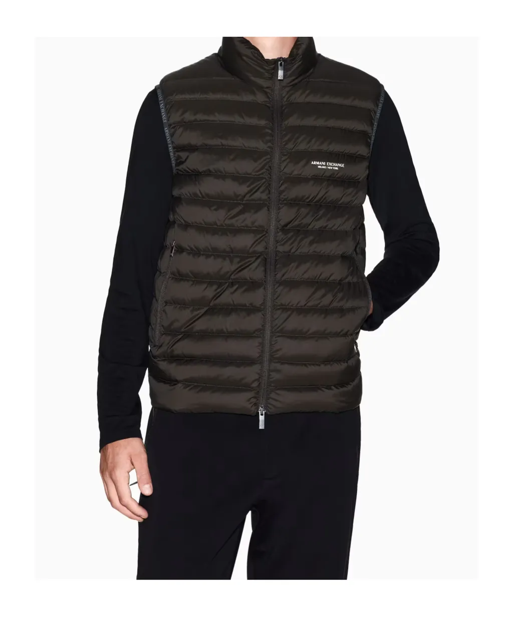 Full Zip Sleeveless Down Jacket