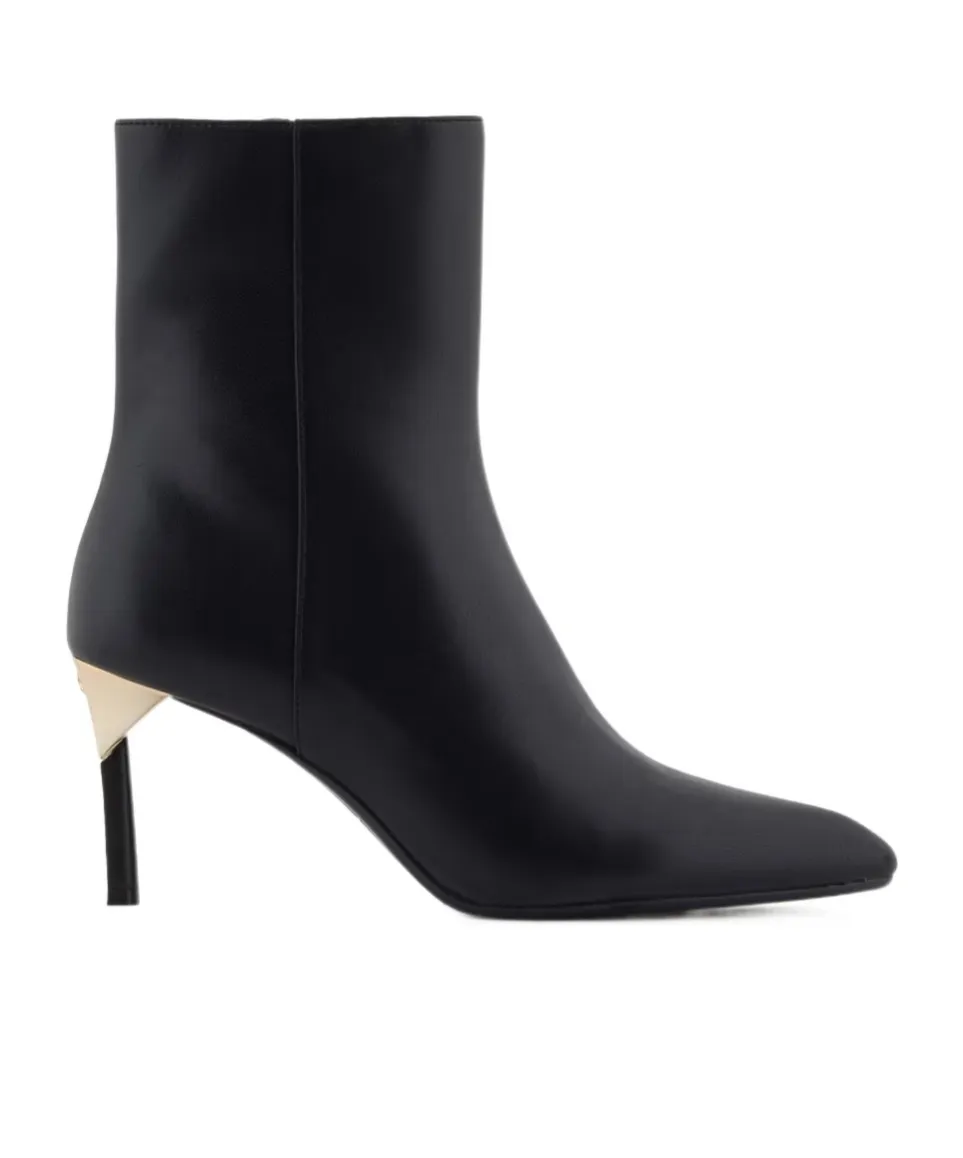 Ankle Boots With Gold Detail