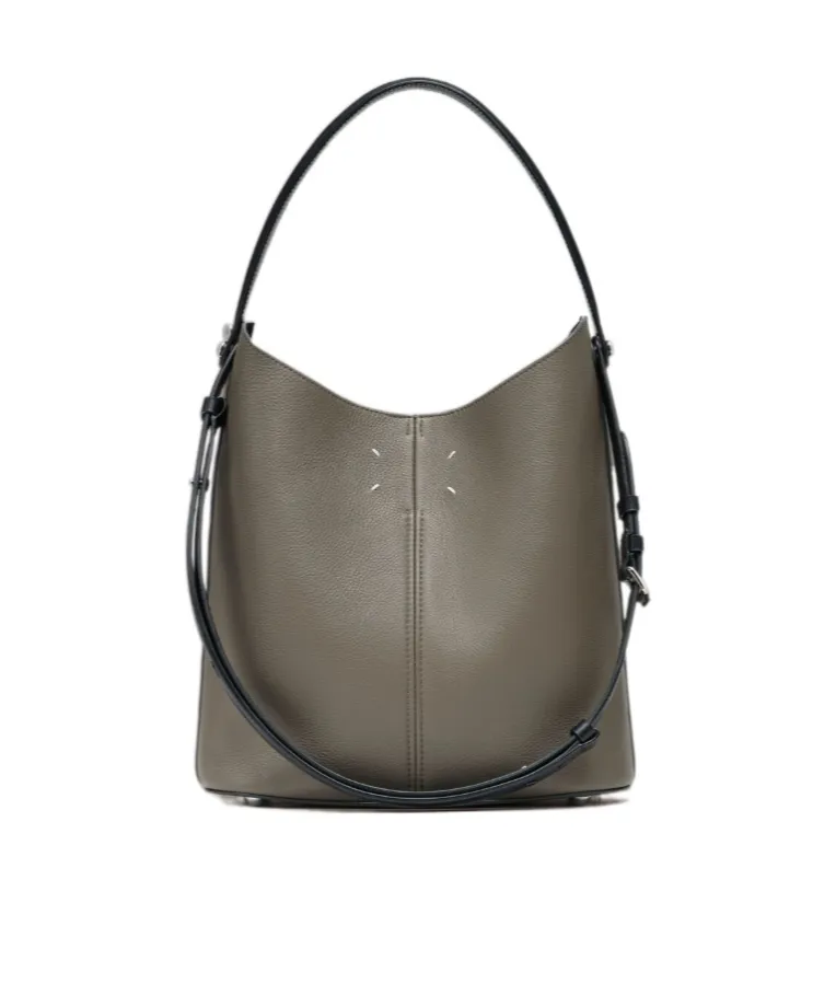 Dress-Age Dual-Strap Leather Shoulder Bag