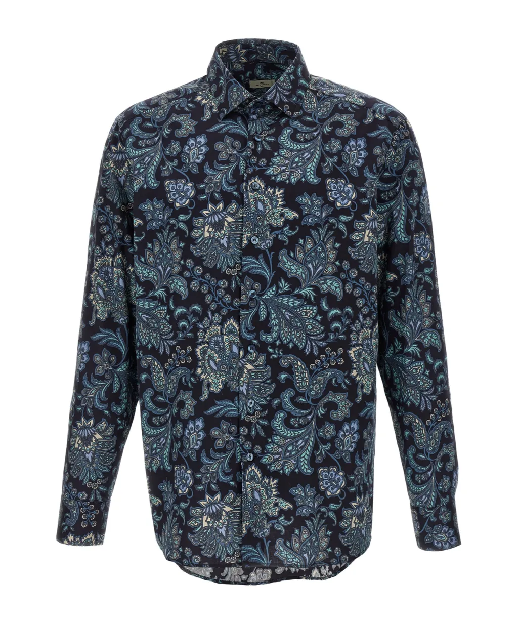 Floral Paisley Cotton Shirt
