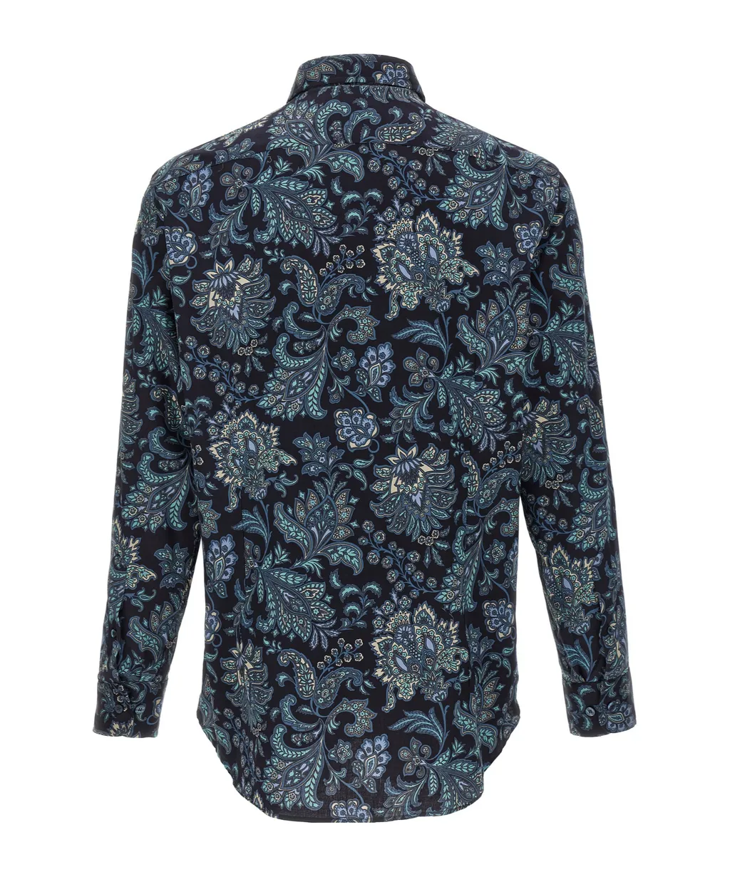 Floral Paisley Cotton Shirt