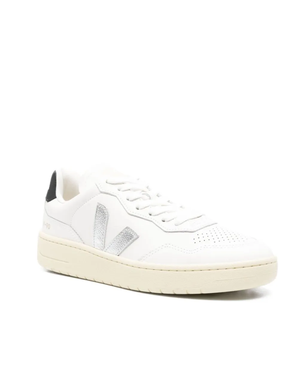 Veja V-90 Lace-Up Sneakers