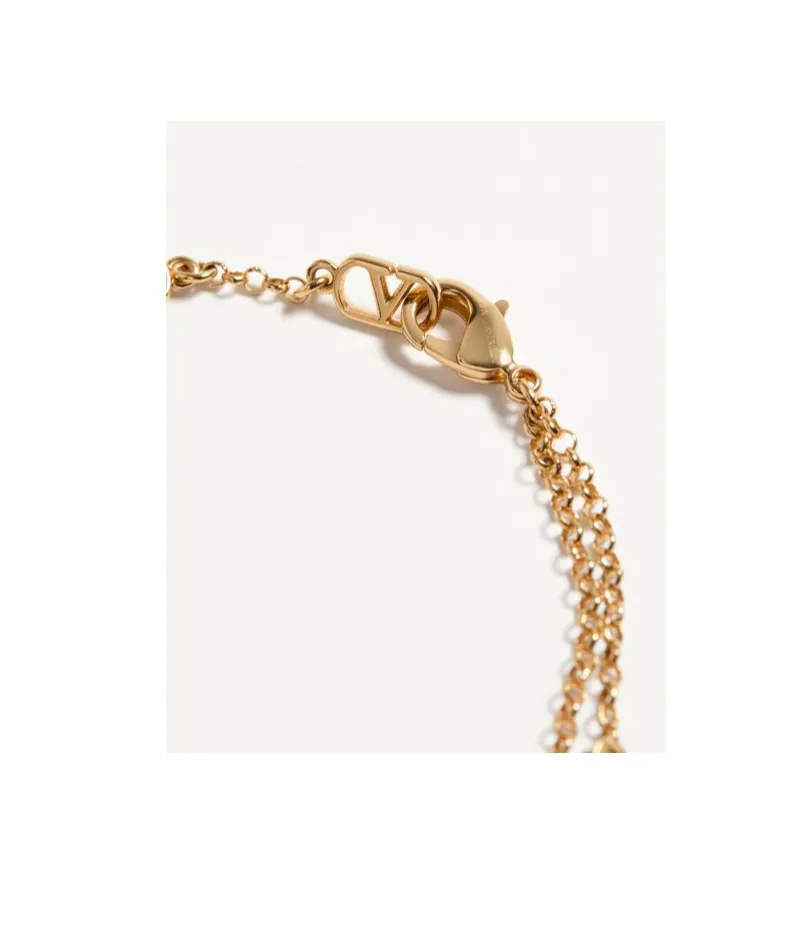 Gold-Tone Logo Bracelet