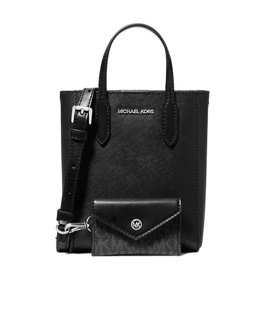 Vincent Extra-Small Saffiano Leather Crossbody Bag With Card Case