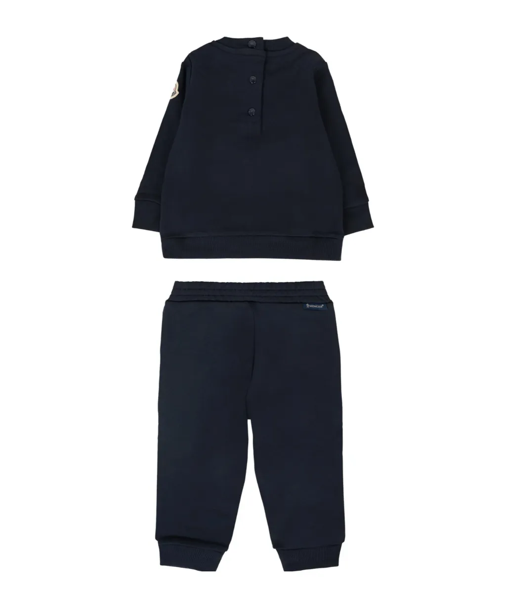 Logo-Patch Button-Fastening Sweater