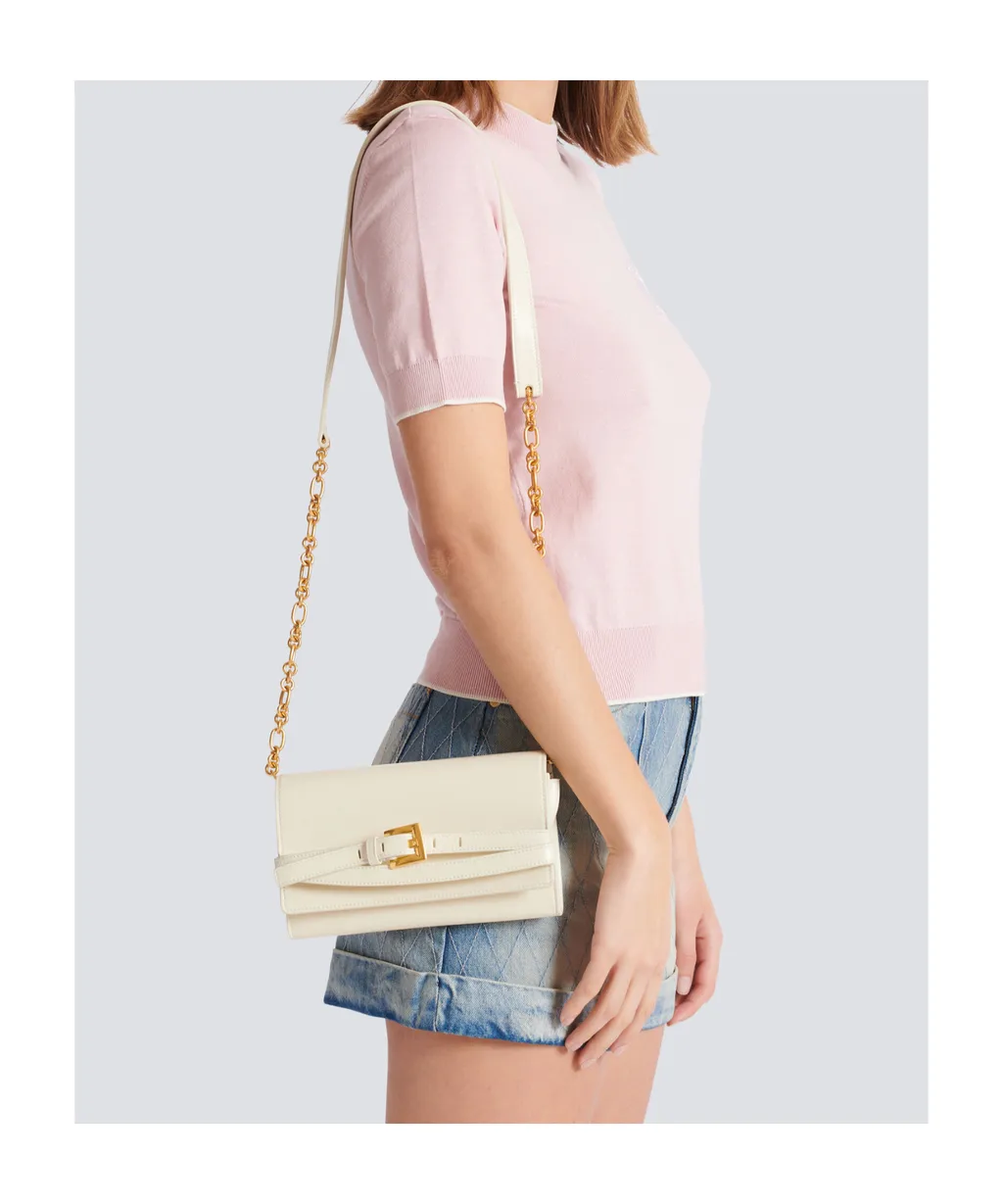 Balmain Shuffle Chain Crinkled Effect Wallet