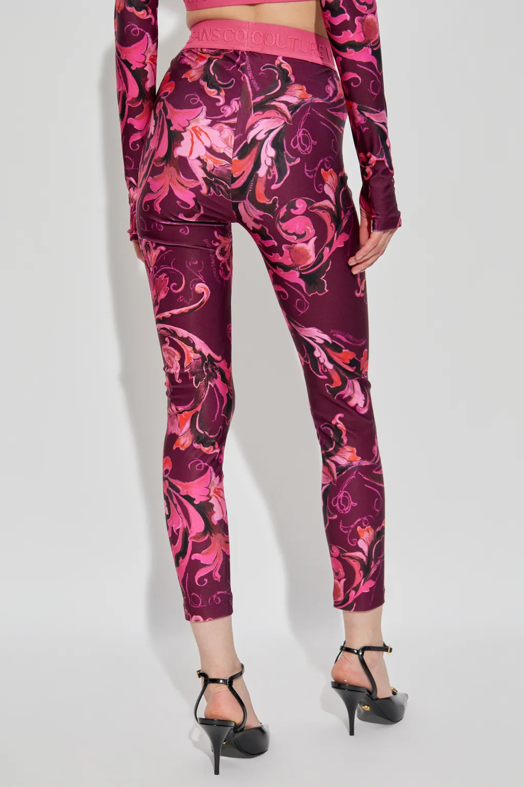 Barocco-Print Leggings
