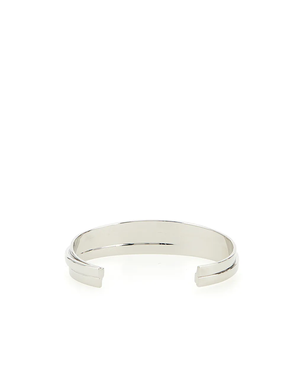 Mm6 Maison Margiela Logo Engraved Bracelet