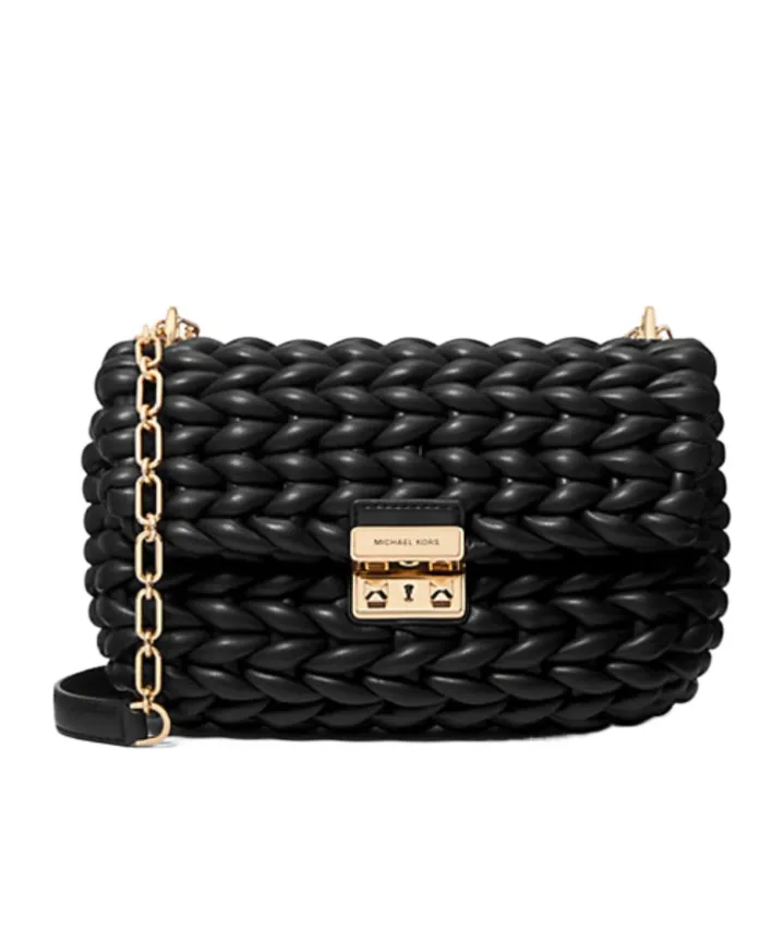 Large Tribeca Braided Chain Shoulder Bag