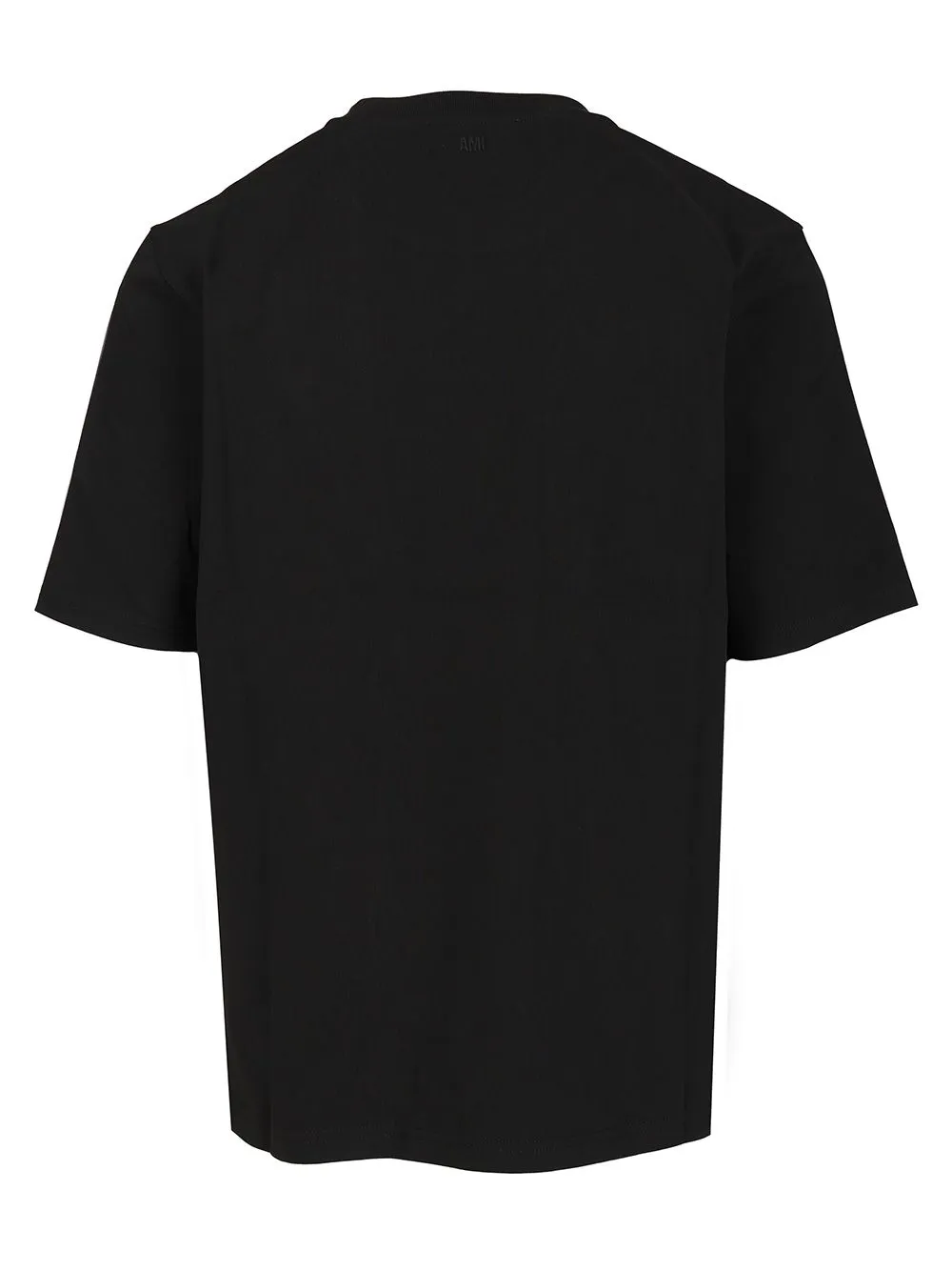 Ami Paris Logo Detailed Crewneck T-Shirt