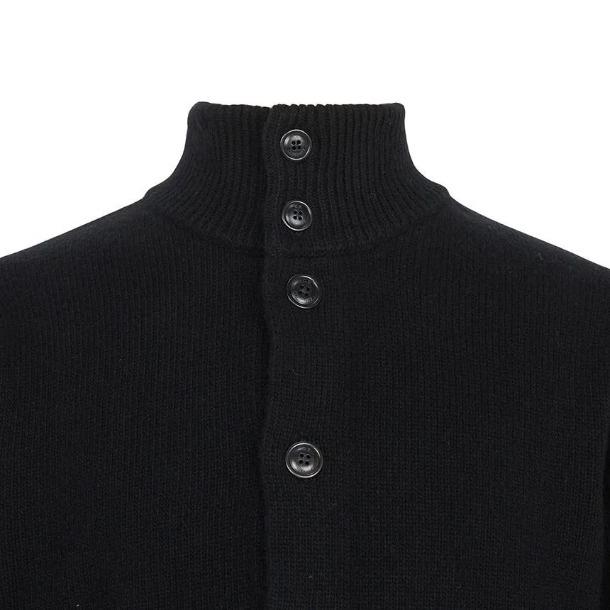Button-Down Long-Sleeved Knitwear