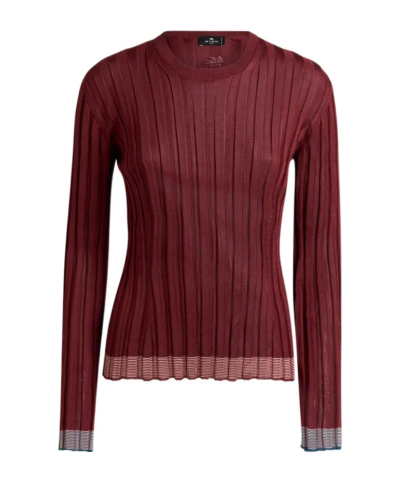 Etro Ribbed Crewneck Sweater